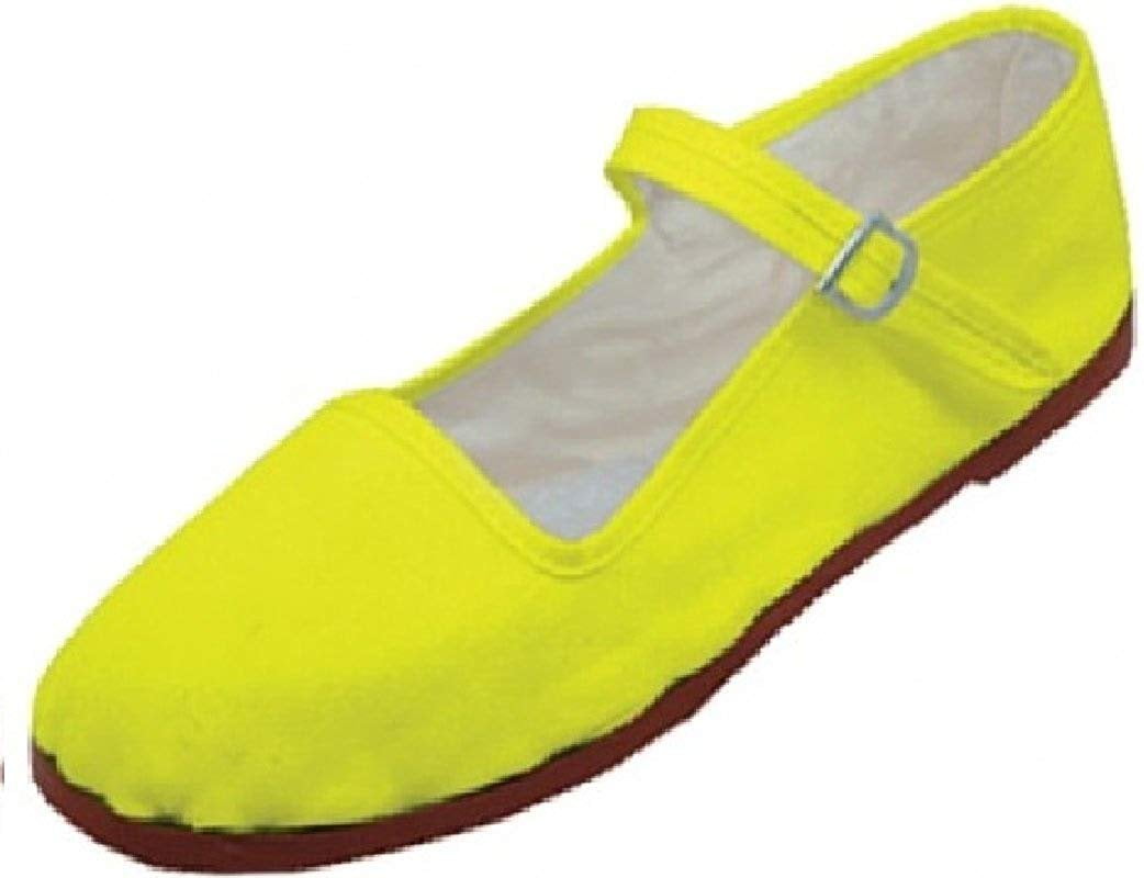 yellow mary jane shoes