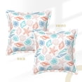 thumbnail image 3 of Bingfone Decorative Pillow Covers 18"X18" Colorful Seashells1 Couch Pillow Cases Modern Farmhouse Covers For Couch Sofa Bed, 3 of 9