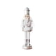 thumbnail image 1 of Estatua de Cascanueces Coleccionable Decoración Manualidades Adorno de Escritorio Figura de Cascanueces Blanco, 1 of 9