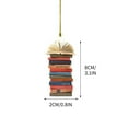 thumbnail image 3 of HOT Sale！Book Christmas Ornaments Personalized,Acrylic Book Christmas Ornaments,Book Christmas Tree Ornaments,Booklovers Ornaments,Book Christmas Decoration for Book Club Family Friends, 3 of 4