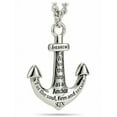 thumbnail image 2 of Men's Large Stainless Anchor Necklace-Hebrews 6:19 by Shields of Strength, 2 of 4