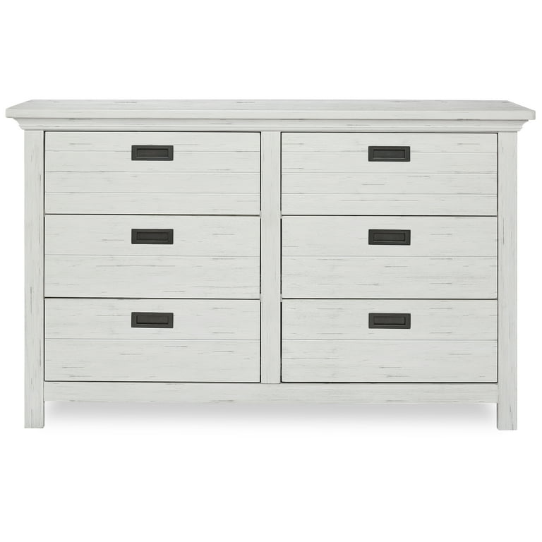 Free Shipping! evolur Waverly Rustic 6 Drawer Double Dresser