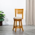 thumbnail image 2 of 24 or 30 Inch Swivel Bar Stool Comfortable Upholstery for Bar Setting, 2 of 6