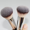 thumbnail image 4 of 1pcs Double Head Makeup Brushes Shadow Highlighter Powder Foundation Concealer Blush Facial Brush Beauty Tools white, 4 of 6