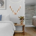 thumbnail image 2 of Macrame Wall Hanging-Large Macrame Wall Hanging with Wood Beads-Bohemian Wall Decor for Bedroom and Living Room Brown, 2 of 8