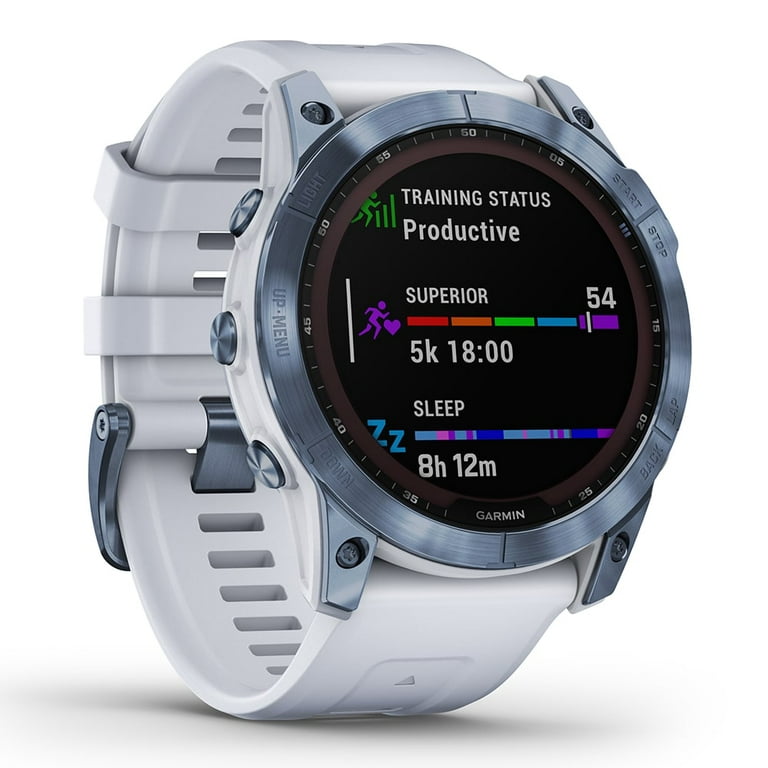 Garmin Fenix 7X Sapphire Solar, Larger Adventure smartwatch, with Solar  Charging Capabilities, Rugged Outdoor GPS Watch, Touchscreen, Wellness