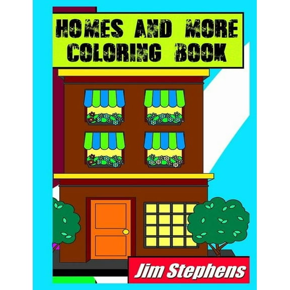 Homes and More Coloring Book, (Paperback)
