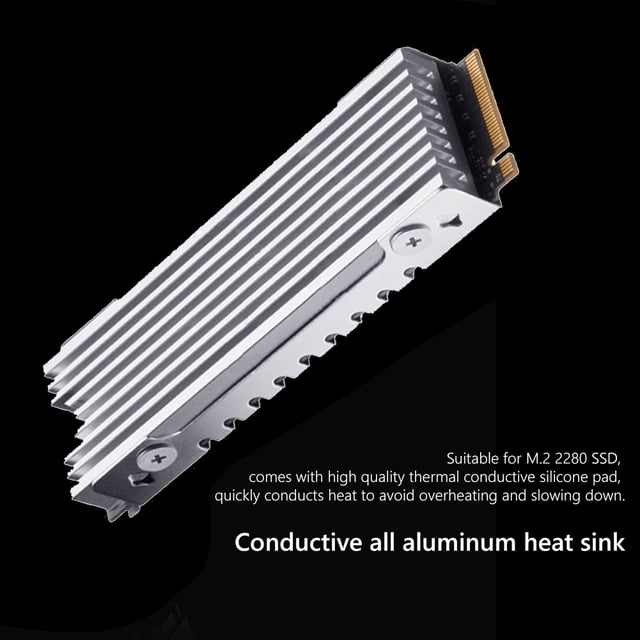 M.2 2280 SSD Radiator Heat-resistance SSD Cooling Heat Sink for PS5 Game Console