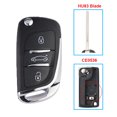 thumbnail image 3 of Carcasa de llave de coche modificada para Peugeot 207, 206, 307, 308, 407, 208, 306, 107, 406, 807 Partner para Citroën C2, C3, C4, C5, C6, C8, Xsara Berlingo, 3 of 5