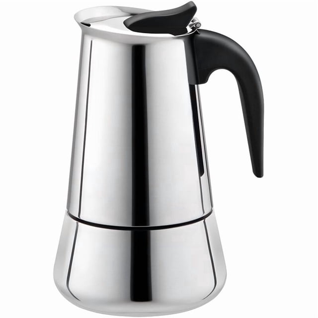 Espresso Coffee Maker, Stovetop Coffee Maker, Espresso Pot Coffee Machine, Italian 300ml Stainless Steel
