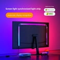 thumbnail image 4 of Color Music Game Sync Écran 24 Pouces Gaming Amosphere Ambient Télévision Intelligente Moniteur Bande LED Rétroéclairage pour Écran d'Ordinateur (24 Pouces), 4 of 7