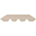 thumbnail image 3 of vidaXL Replacement Canopy for Garden Swing Taupe 75.6"x57.9" 270 g/m, 3 of 11