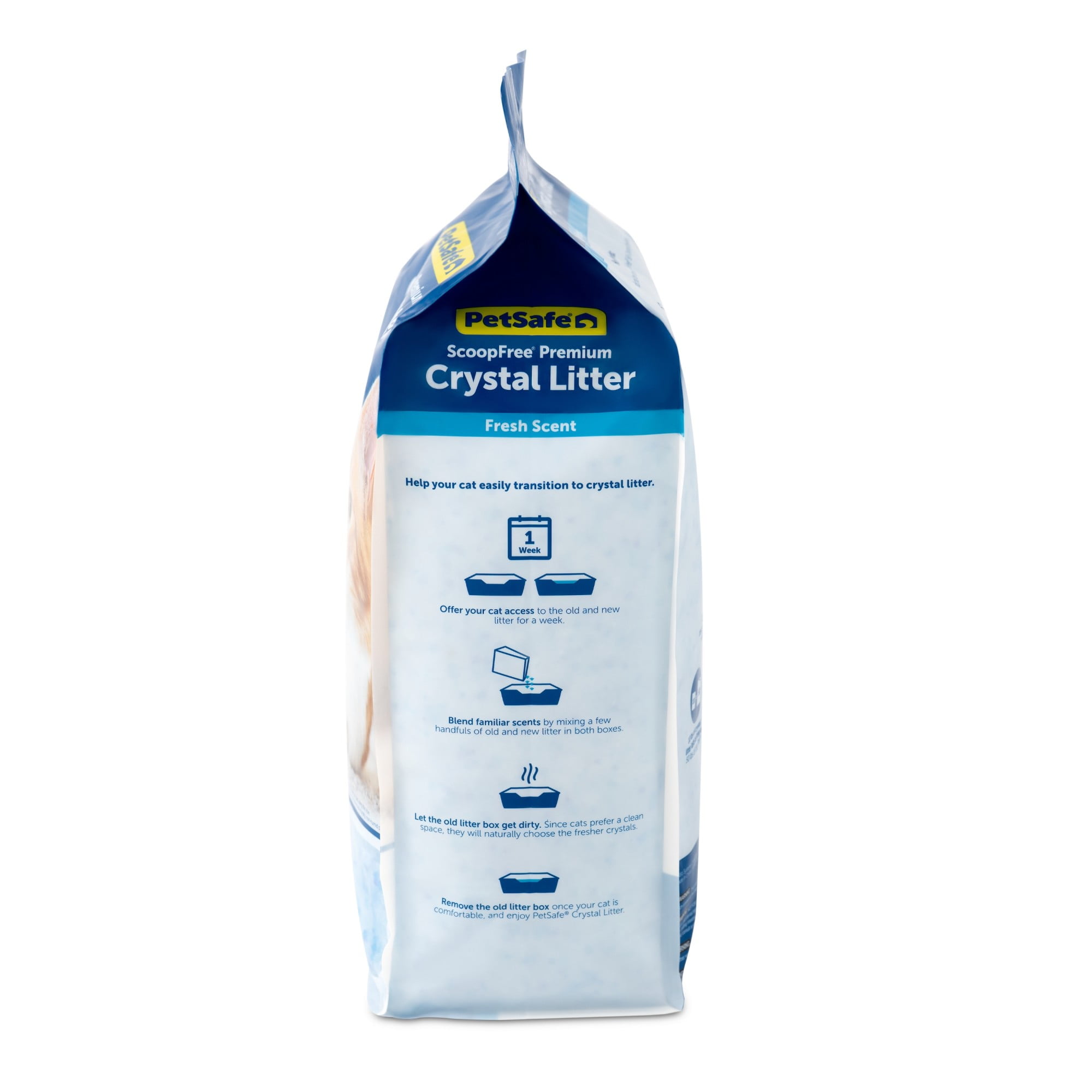 PetSafe ScoopFree Premium Fresh Crystal Cat Litter, 10 lb Bag, Odor Control Lasts Up to 2.5 Months
