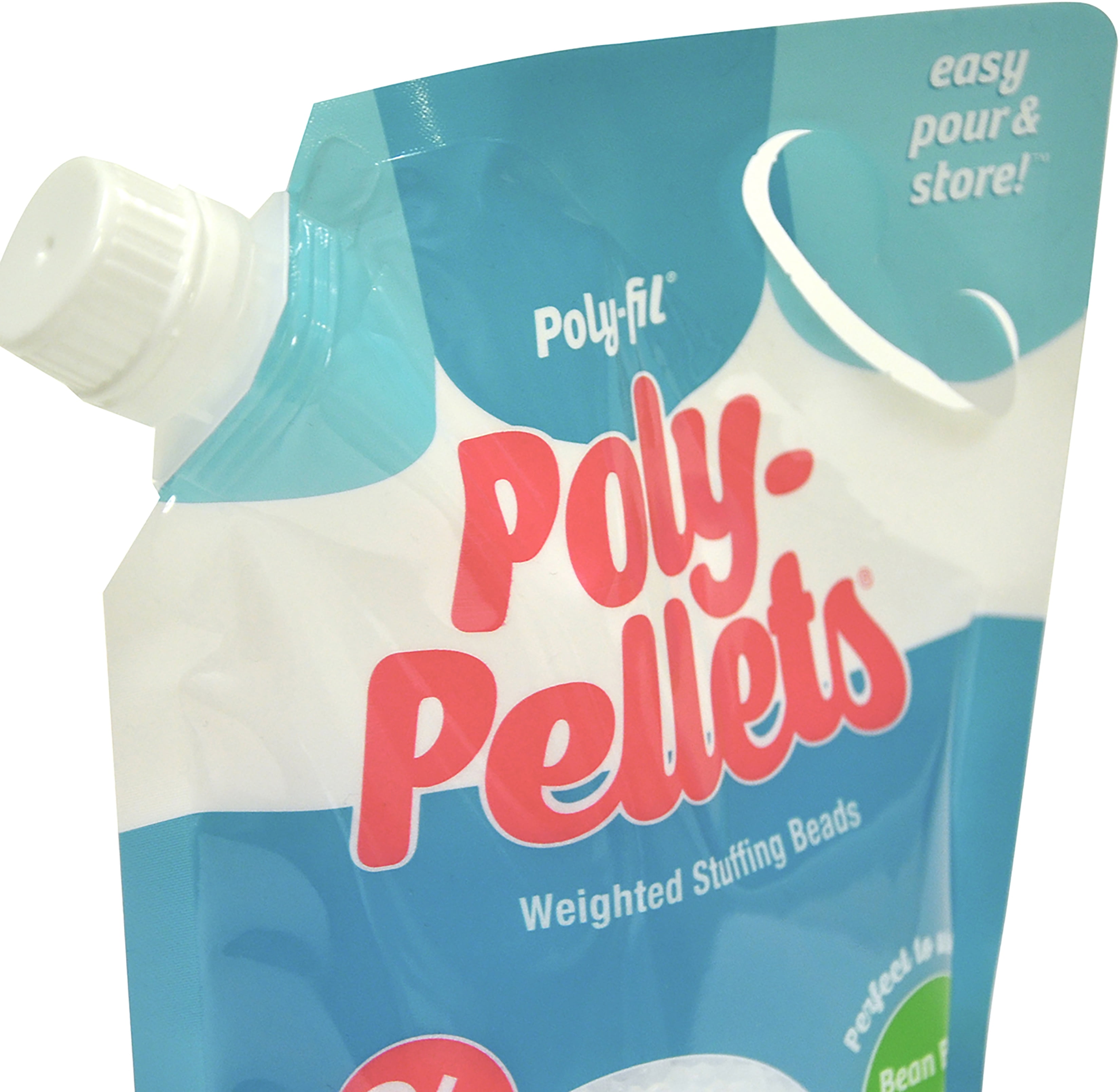 Poly-Fil® Poly Pellets® Weighted Stuffing Beads by Fairfield™, 24oz Easy  Pour and Easy Store Bag 