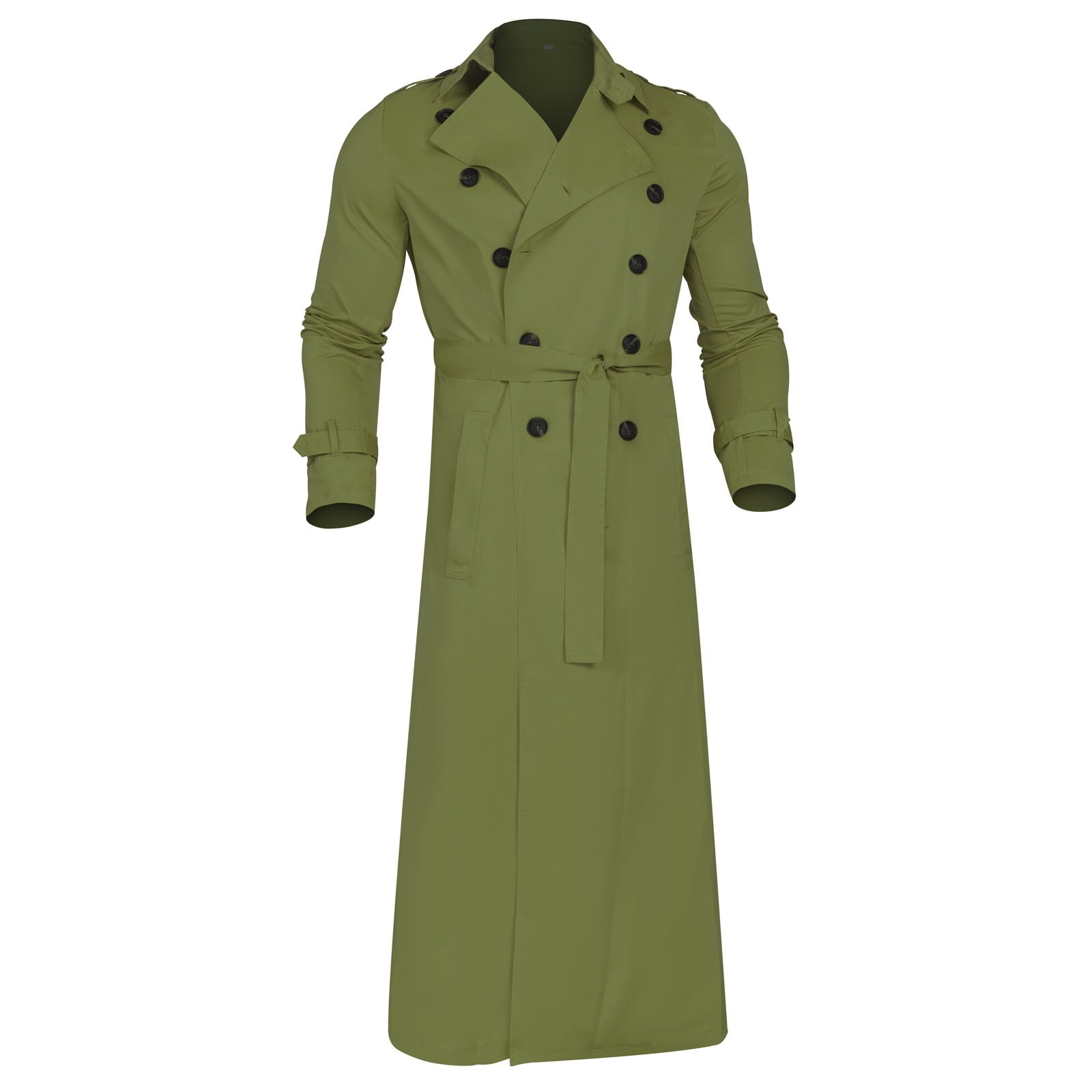 Yotyukeb Coats For Men Men's Autumn And Winter Long Trench