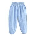 thumbnail image 2 of SILVERCELL 2-7T Little Boys Girls Spring Autumn Summer Cotton Soft Trousers Kids Casual Long Pants, 2 of 6