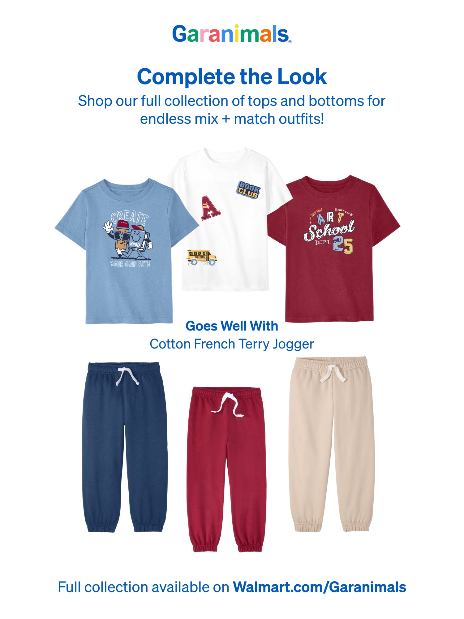 Garanimals Baby & Toddler Boys Shirts, Single & 3-Pack, Sizes 0-6T