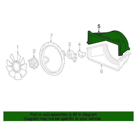 GM 22760017 Shroud-Eng Cool Fan Upr