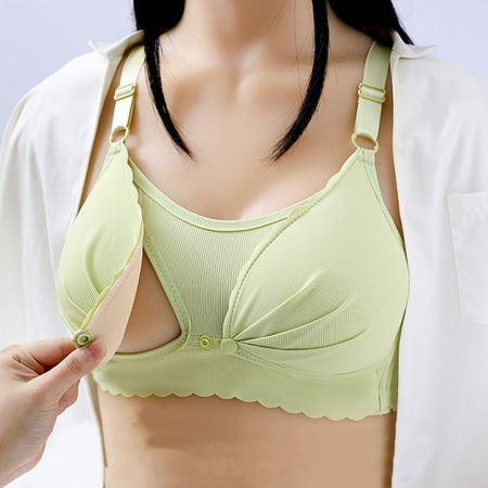 XWSHYW Womens Bras Summer Fashion Breathable Casual Nursing Bra Slim Fit Solid Color Comfort Spaghetti Straps Bra Flash Deals Of The Day