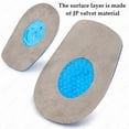 thumbnail image 3 of Silicone Gel Insoles Heel Cushion for Feet Soles Relieve Foot Pain Protectors Spur Support Shoes Pad Feet Care Inserts Massager, 3 of 6