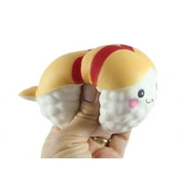 1 Sushi Slow Rise Squishy Fidget Toy - Soft Food Foam Stress Ball