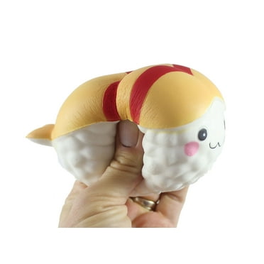 1 Sushi Slow Rise Squishy Fidget Toy - Soft Food Foam Stress Ball
