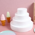 thumbnail image 4 of piezas de pasteles falsos, pasteles de espuma redondos, decoraciones para pasteles de boda falsos, moldes de práctica para decoración de pasteles, 4 of 7