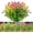 Mix 6 Colors(daffodil), variant on Artificial Flowers Outdoor No Fade UV Resistant Fake Plastic Flowers Faux Plants for Garden Patio Porch Window Box Home Wedding Farmhouse Hanging Décor