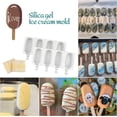 thumbnail image 3 of 2 paquetes de moldes para helado, moldes de silicona para helado, moldes para pasteles Magnum, perfectos para usar como moldes para helado, moldes para paletas, moldes para postres, moldes, 3 of 5