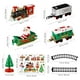 thumbnail image 3 of BRIGHTFUFU TOYANDONA Christmas Train Set Mini modelo de tren de juguete con sonido y luz Funciona con pilas El tren de juguete para niños necesita ensamblar para niños y niñas, 3 of 7