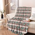 thumbnail image 2 of Multicolor Christmas Tree Pattern Round Blanket,Comfortable Soft Flannel Throw Blanket,All Season,Warm Lightweight Blankets for Sofa Bed Couch Living Room Chair 60"x60", 2 of 5