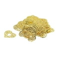 thumbnail image 4 of 50 Piezas Ahueca Hacia Fuera El Colgante Del Delicado Cuelga Accesorios de Artesanía para Colr Tobillera Joyería Fabrica - dorado Sunnimix Colgante de filigrana, 4 of 8
