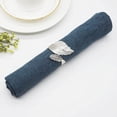 thumbnail image 4 of Leaf Napkin Rings Set of 30,Leaves Napkin Rings for Table Setting,Metal Leaf Napkin Holder Rings for Holiday Silver, 4 of 9