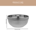 thumbnail image 4 of LOLIPPYY 16.5 x 5.5 Inch Stainless Steel Mixing Bowl Heat-Insulated Multifunctional Kitchen Bowl for Home Cooking, 4 of 8