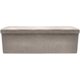 thumbnail image 4 of Sorbus Banco/otomana Plegable de ante Sintético con Funda, Color Beige, 4 of 6