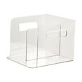 thumbnail image 5 of Double Layered Bookshelf, Acrylic Desk Notebook Storage, Transparent File Rack, Dormitory Organizer, Modern Design, Ideal for Teachers, Desktop Organization, Space-saving, Ihhxbz | White, 5 of 6