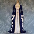thumbnail image 4 of Renaissance Costume Women Corset Dress Medieval Maxi Dresses, Ren Faire Dress for Halloween and Cosplay, 4 of 4