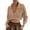 Khaki, variant on Vedolay Fall Sweater Women's V Neck Long Sleeve Pullover Sweaters Casual Lapel Collar Knit Tops,A L