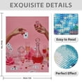 thumbnail image 3 of Diamond Art Kit for Adults, Playing Cards Pink Celebration Mood Diamond Painting for Adults Beginners, DIY Diamond Art Painting Kits, 5D Diamond Painting Crafts for Home Decor 12x16 Frameless, 3 of 7