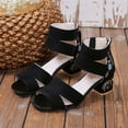 thumbnail image 5 of Sopiago Platform Sandals Women New Style Casual Women'S Sandals and Slippers with Flat Bottom for Outer Flash BK1,9, 5 of 9