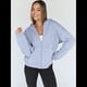 thumbnail image 5 of Sudaderas con Capucha y Cremallera para Mujer, Sudaderas Extragrandes, Conjuntos de Moda Escolar para Otoño, Chaquetas Informales, Ropa de Invierno Gris L, 5 of 9