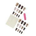 thumbnail image 4 of Aellinatey 24pcs Leopard Print Press On Nail Glossy Artificial Nail for Women and Girls, 4 of 8