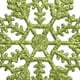 thumbnail image 3 of Naiovety 12 piezas hogar Oficina Hotel al aire libre portátil Navidad copo de nieve decoración Navidad colgante decoración banquete Kits de decoración para fiestas Verde, 3 of 6