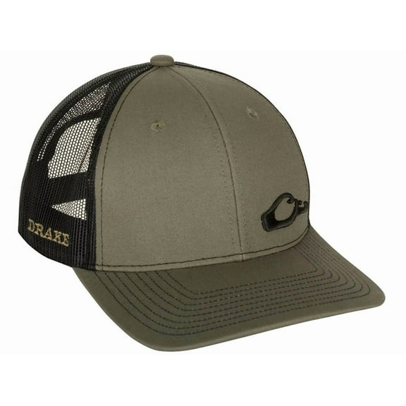Drake Mens Enid Mesh Back Hat Olive