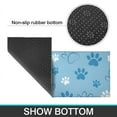 thumbnail image 6 of Blue Dog Paw Footprint Kitchen Rugs Sets Of 2,Anti Fatigue Kitchen Mat Rugs Non Slip Washable,Decorative Kitchen Floor Mats for Kitchen,Sink,Laundry,17"x30"+17"x47", 6 of 7