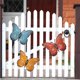 thumbnail image 2 of Juego de 3 decoraciones de metal con forma de mariposa para colgar en la pared, para exteriores, jardín, cerca, baño, sala de estar, dormitorio, porche, patio, 2 of 5