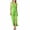 Green, variant on HAiming Midi Dress for Women Summer V Neck Sleeveless Ruched Open Back Formal Wedding Guest Cocktail Dresses