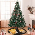 thumbnail image 7 of Rateoe Pumpkin Pie Gnome Print Christmas Tree Skirt 48" for Xmas Holiday New Year Party Circle Tree Mat Ornaments Decoration, 7 of 7