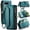Green, variant on Wallet Case for Google Pixel 10 Pro XL,Flip RFID Blocking Shockproof TPU Cover with 10 Card Slots,Cash Slot,Zipper Coin Pocket,Crossbody PU Leather Phone Cover,Green
