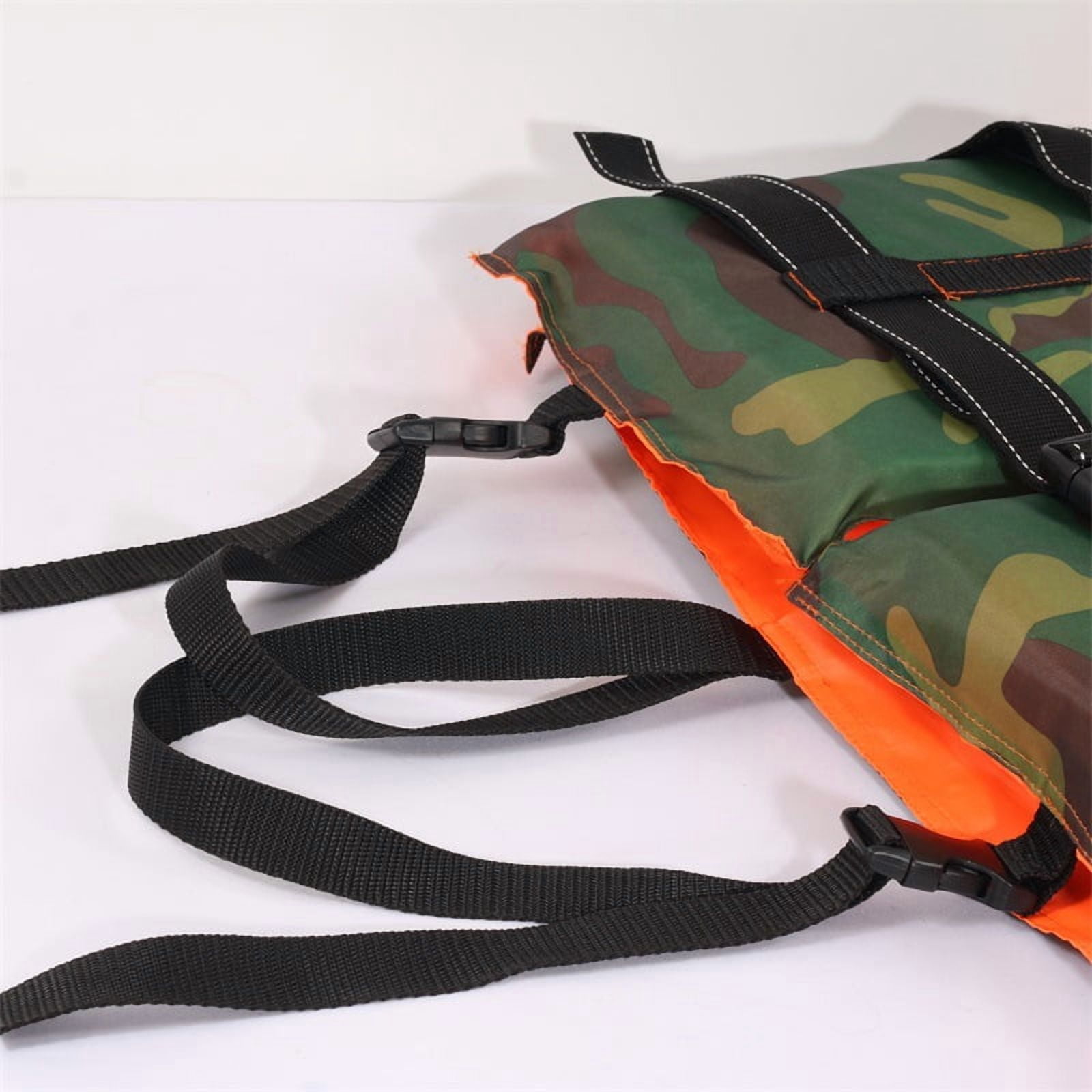 2025 Two-way wear adult camouflage life jacket for swimming, rafting, flood prevention, fishing, life jacket, flood relief, one size fits all